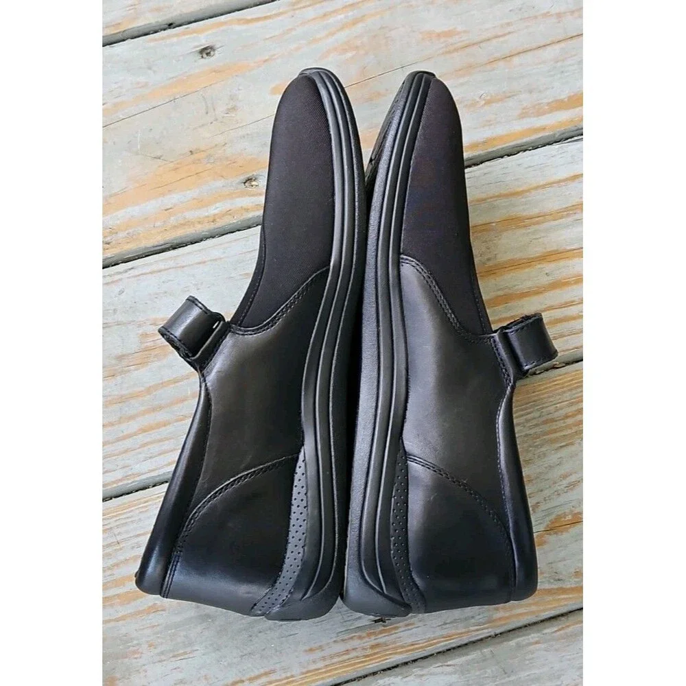 DREW Black Mary Jane Magnolia  Comfort Leather Stretch Ortho Shoes Sz 11.5